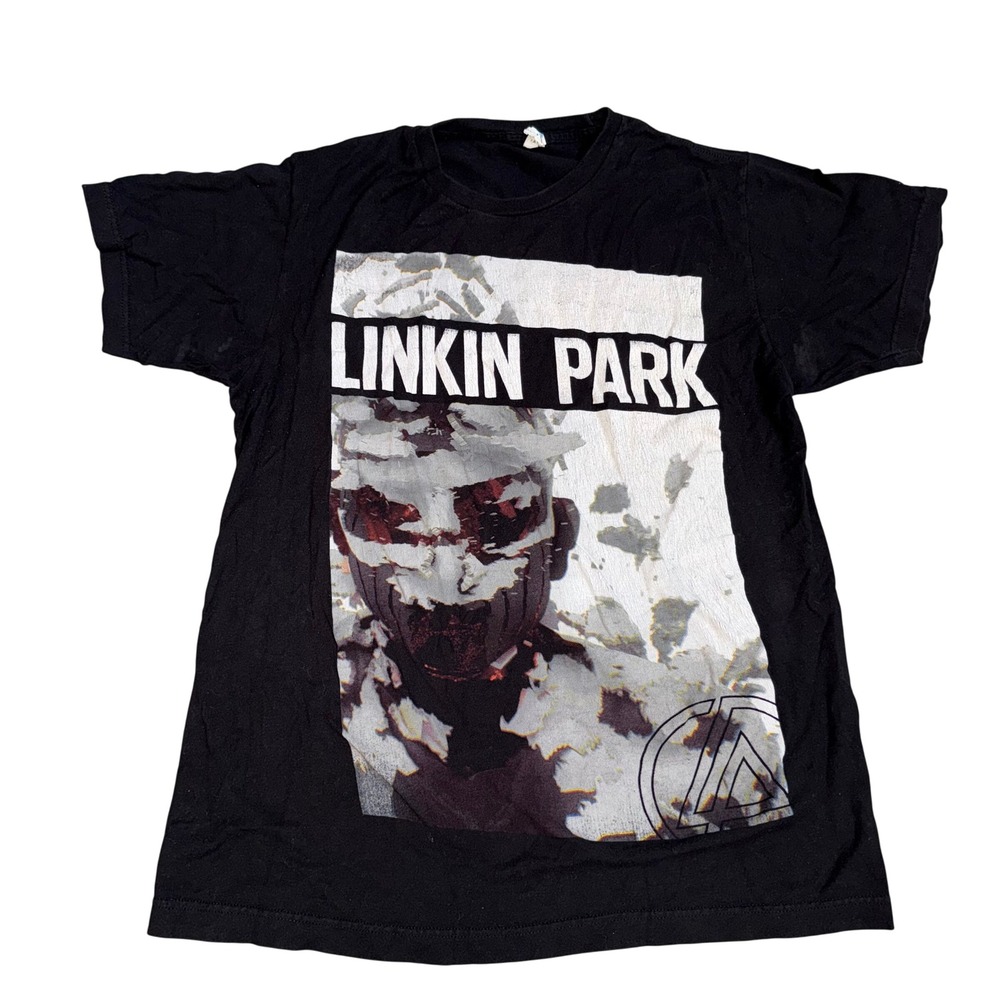 Linkin Park 2012 World Tour Concert Graphic T-Shirt Black Mens Short Sleeve